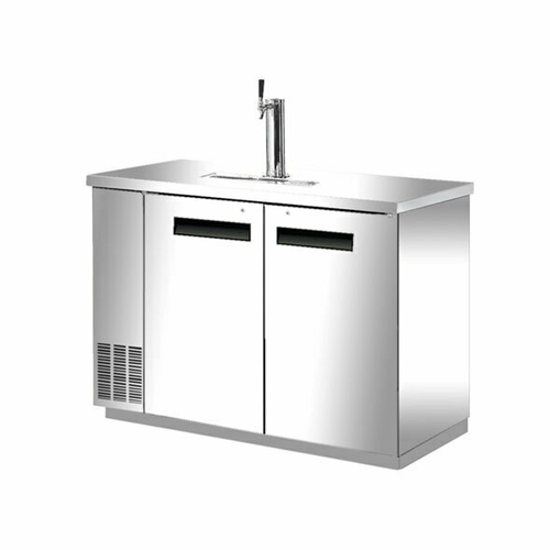 EFI Sales Ltd. Canada Bar Refrigeration Each Scratch & Dent Special - EFI CBBSDD2-48CC 48? Stainless Steel Beer Dispenser Refrigerator With Single Tab Tower - 429399882