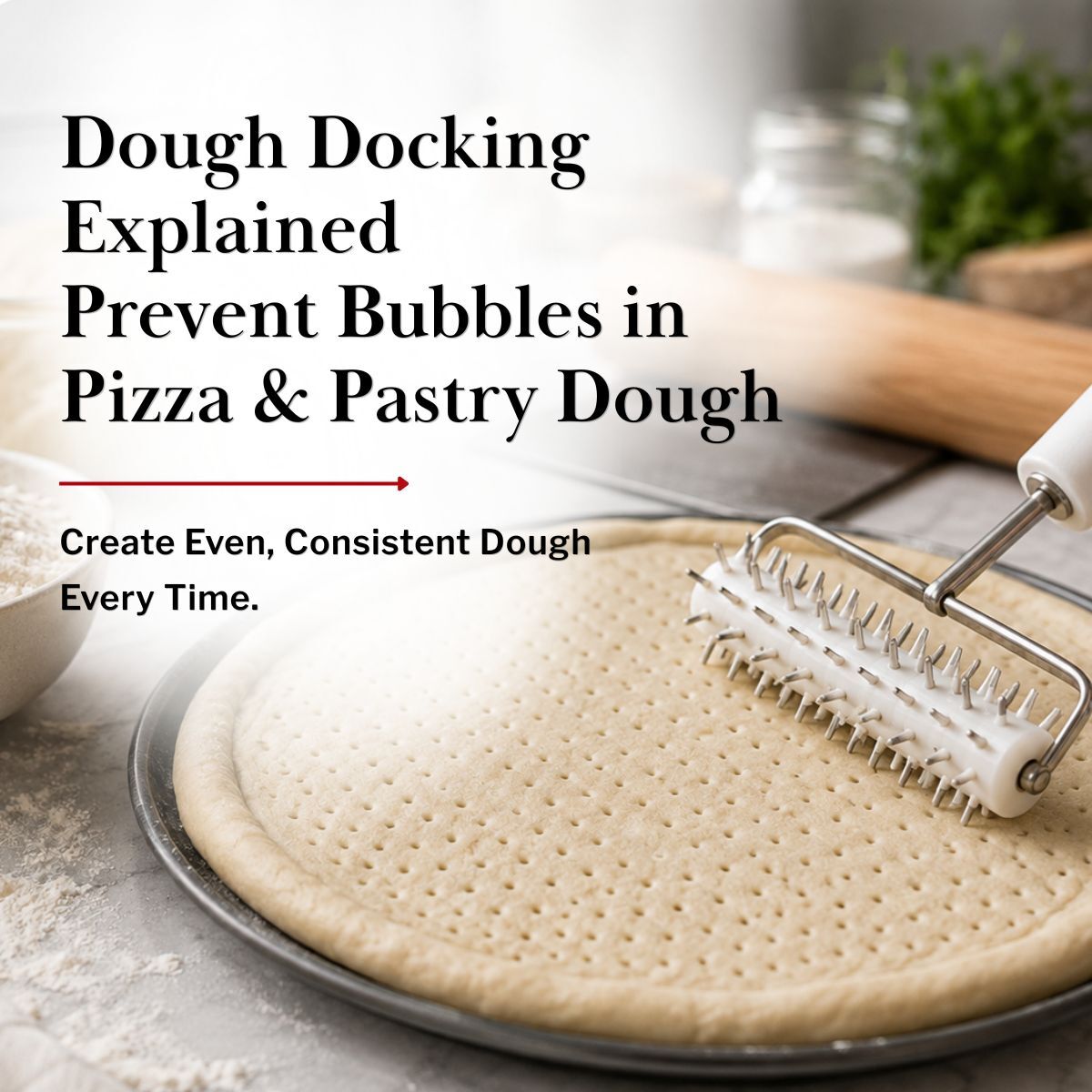 Dough Docking Explained: How to Prevent Bubbles in Pizza and Pastry Dough