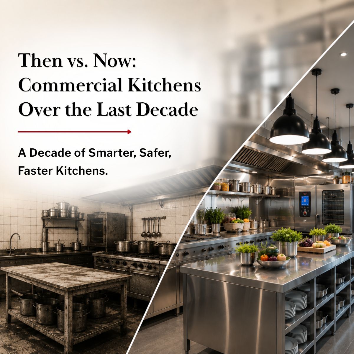 Then vs. Now: How Commercial Kitchens Have Changed Over the Last Decade