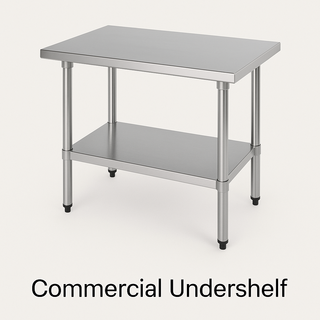 Commercial Undershelves – Maximize Storage in Busy Canadian Kitchens 🧺