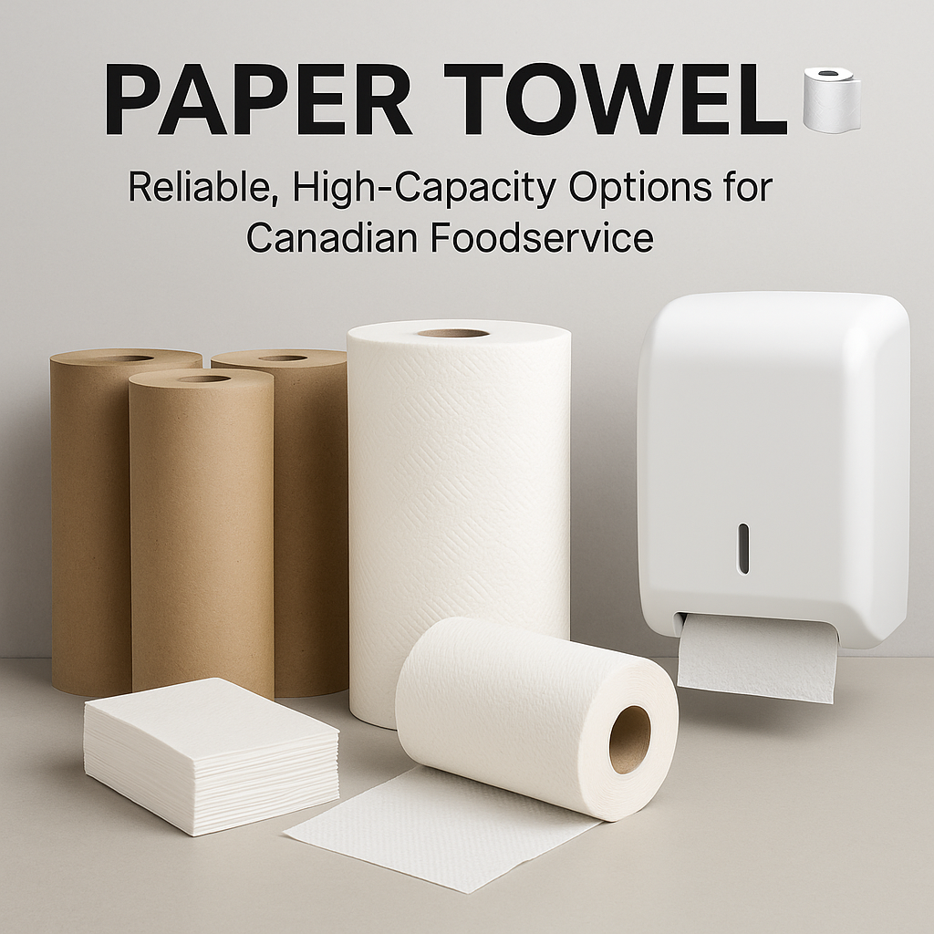 Paper Towels – Durable, Absorbent Solutions for Canadian Foodservice & Facilities 🧻💧