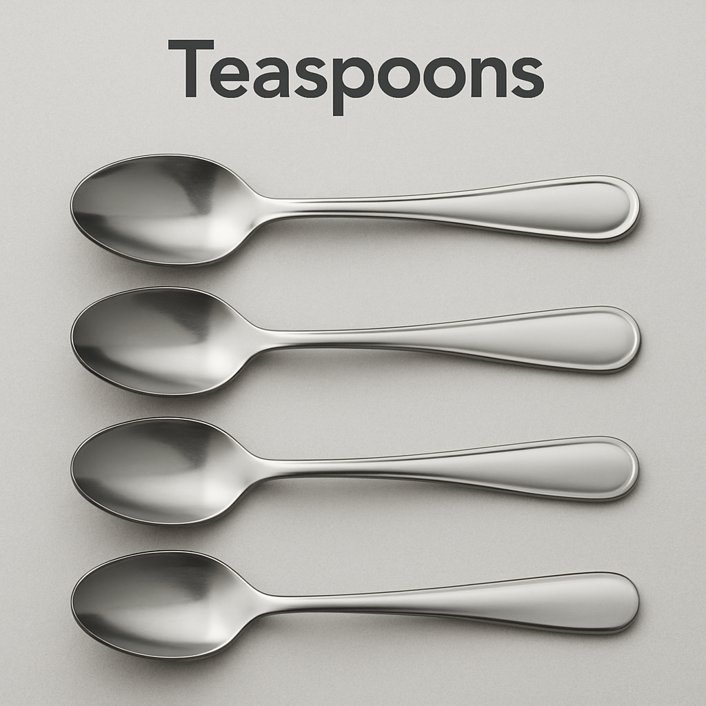 Teaspoons – Durable, Everyday Flatware for Canadian Foodservice ☕