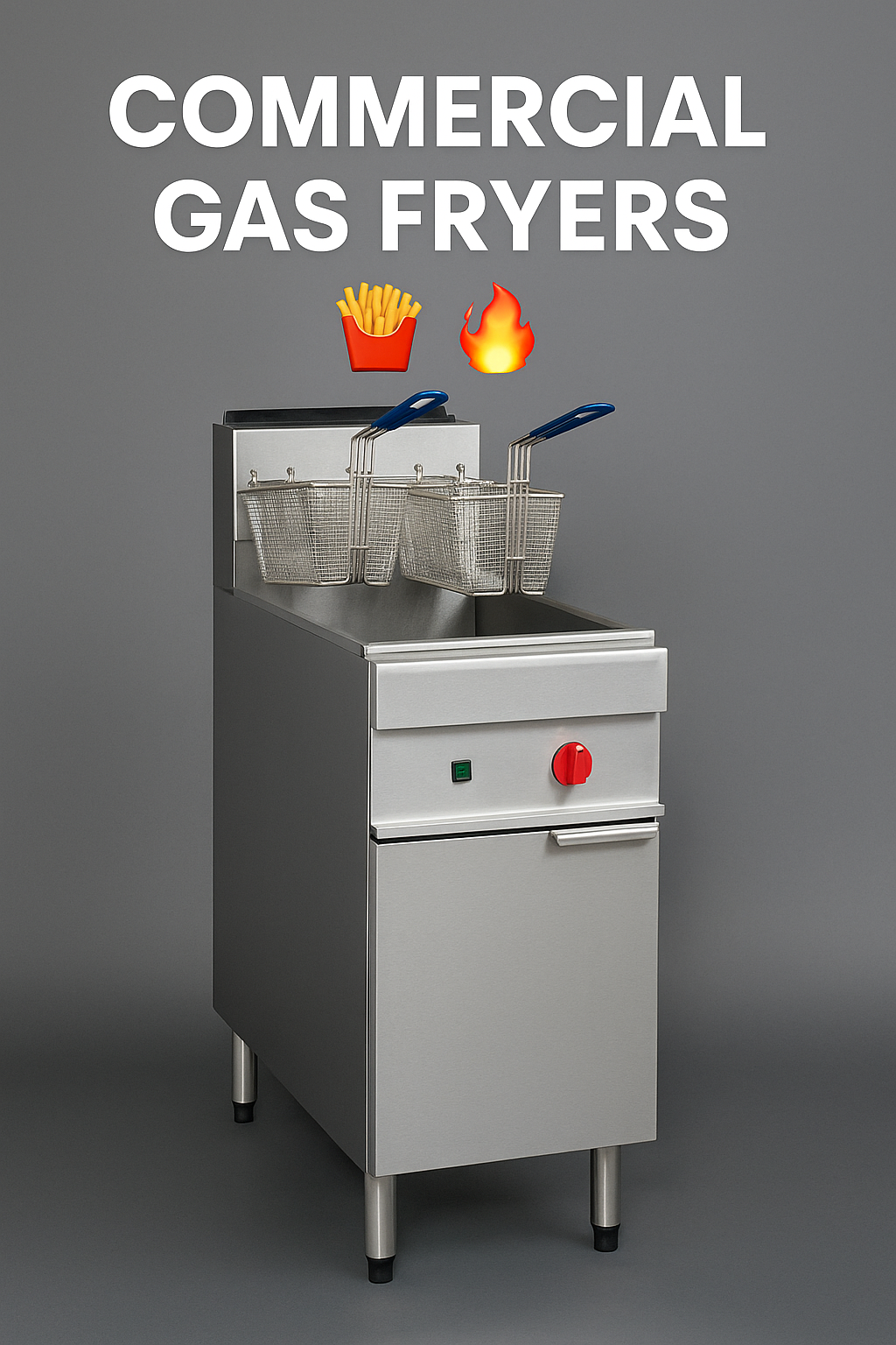 Commercial Gas Fryers – High-Efficiency Frying for Canadian Kitchens 🍟🔥