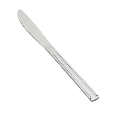 Winco 0014-08 Stainless Steel Dominion Pattern Dinner Knife with Sleek Design | Denson CFE