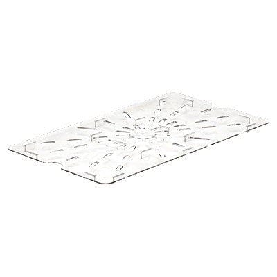 Cambro 10CWD135 Camwear Drain Shelf - Full Size, Clear | Denson CFE