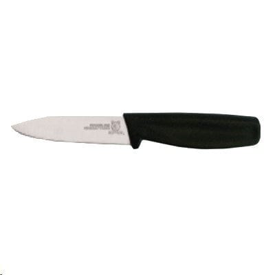 Omcan 11534 3 1/4" Paring Knife with Black Polypropylene Handle | Denson CFE