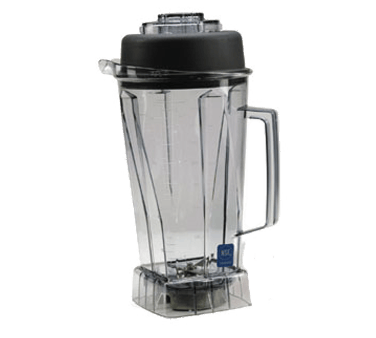 Complete Standard Blender Container, 64 oz. (2 liter) capacity, clear BPA Free Tritan container with wet blade assembly & lid