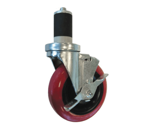 Omcan 14395 5" Industrial Caster for Worktables with Brake | Denson CFE