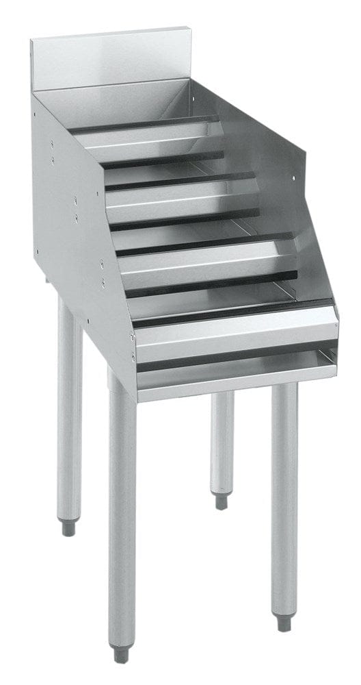 Silver 1800 Series Underbar Liquor Bottle Display Unit