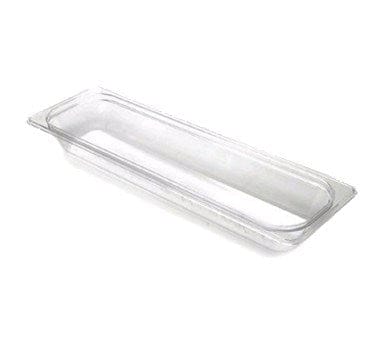 Cambro 24LPCW135 4" Deep Clear Polycarbonate 1/2 Size Long Camwear Food Pan - 5.3 Quart Capacity | Denson CFE