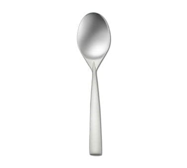 Oneida Stiletto 2972SDEF 7.25 inch Extra Heavy Weight Oval Bowl Soup / Dessert Spoon - 36/Case | Denson CFE