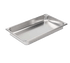 Vollrath 30012 Full Size 1-1/4" Deep Super Pan V Anti-Jam Stainless Steel Steam Table / Hotel Pan, 3.9 qt Capacity | Denson CFE