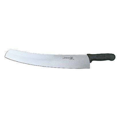 Omcan 31355 18" Pizza Knife with White Single DR Handle | Denson CFE