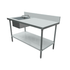 Omcan 44259 – 60" Stainless Steel Work Table with Left-Side Prep Sink (18 Gauge, NSF Certified) | Denson CFE