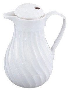 Vollrath 52162 SwirlServe 20-Ounce Hot-N-Cold Insulated White Beverage Server | Denson CFE