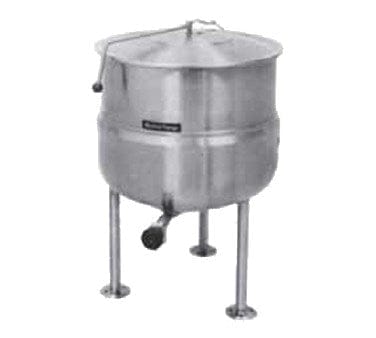 Kettle, direct steam, stationary, 40 gallon capacity, 2/3 steam