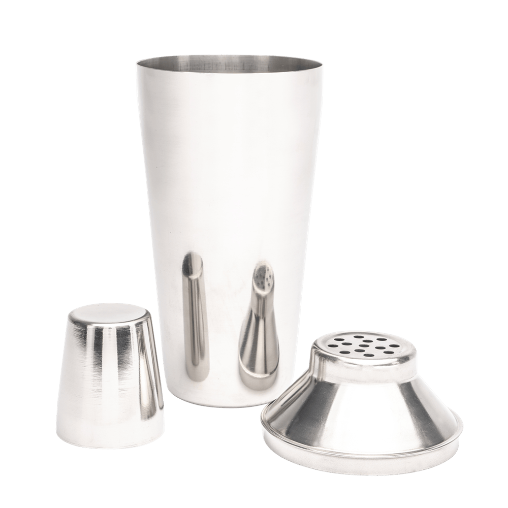 Browne 57508 Stainless Steel Cocktail Shaker and Cover with Strainer | Denson CFE