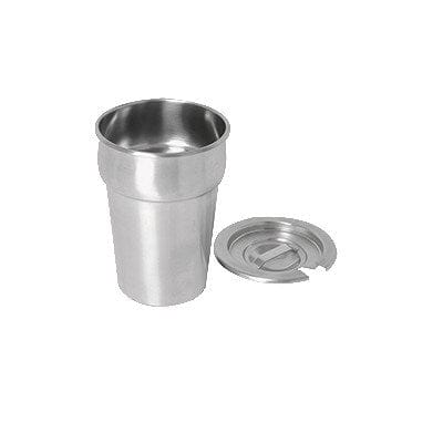 Johnson Rose 5816 Steam Table Insert Cover - Fits 4-1/8 Qt Capacity, 18/8 Stainless Steel | Denson CFE