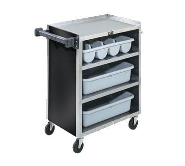 Vollrath 97180 Assembled Stainless Steel Four Shelf Bussing Cart | Denson CFE