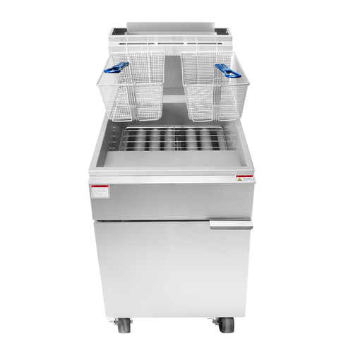 Atosa Commercial Fryers Each / Natural Gas Atosa ATFS-75 Stainless Steel Deep Fryer 75 Pounds | Denson CFE