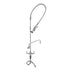 T&S B-0113-ADF12-B Deck Mount Pre Rinse Unit w/ 44" Hose & 12" Add On Faucet