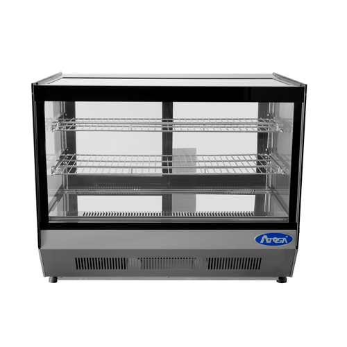 Atosa CRDS-42 Countertop Flat Glass Refrigerated Display Case 27 Inches | Denson CFE