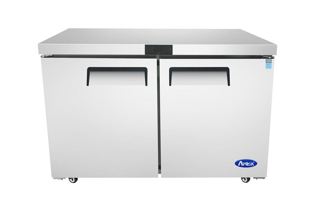 Atosa MGF8402 48" Two-Door Undercounter Refrigerator - 13.38 Cu. Ft. | Denson CFE