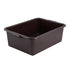 Winco Essentials Each Winco PL-7B Dish Box – 21-1/2” x 17-1/2” x 7”, Brown Polypropylene Bus Tub | Denson CFE