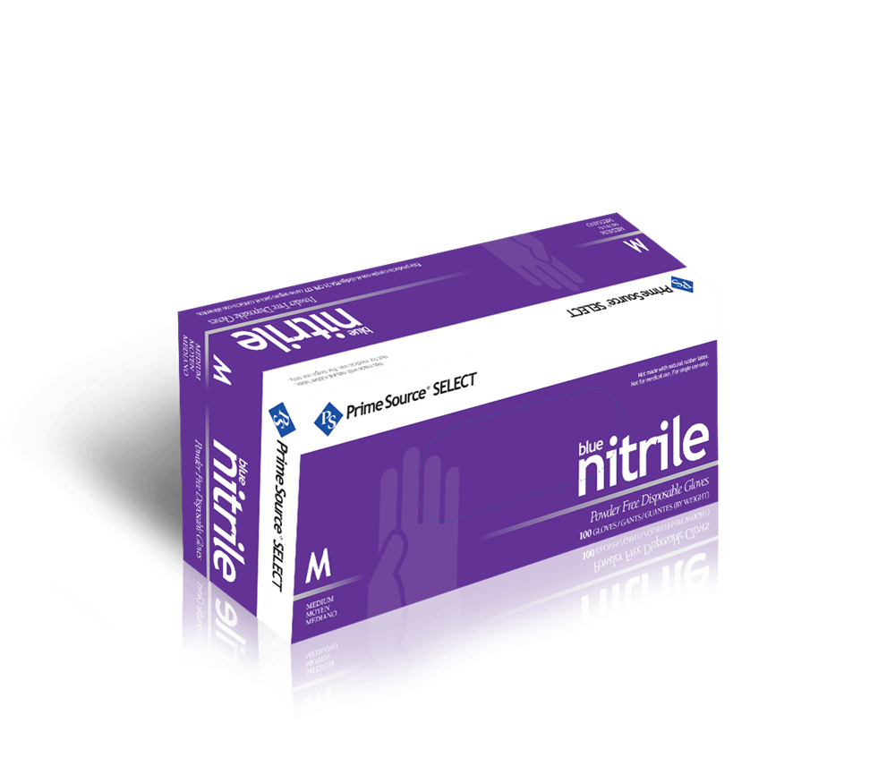 75000579 Medium Nitrile Gloves, 100/Box - Latex-Free, Oil & Grease Resistant | Denson CFE