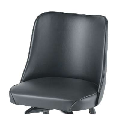 Royal Industries ROY 7714 SB Replacement Bucket Bar Stool Seat, Black Vinyl | Denson CFE