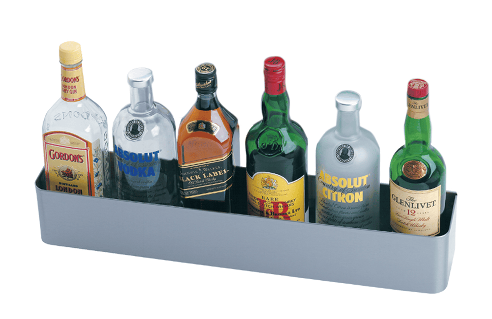 Silver Series, Single Speed Rail, keyhole mount, 30"W x 4"D, stainless steel construction, NSF