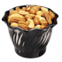 Cambro Dinnerware Each / Polycarbonate / Black Cambro SRB5CW110 5 oz Swirl Bowl - Plastic, Black | Denson CFE