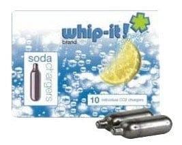 Royal Industries SS CO2 Cartridge - Seltzer Charger, 10 Per Box | Denson CFE