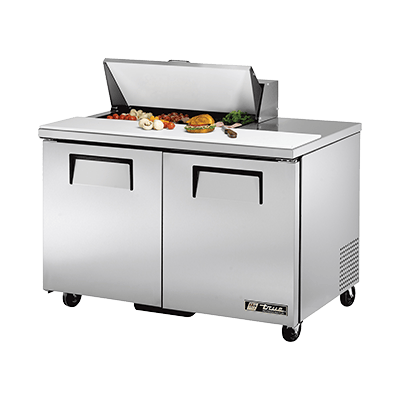 True Refrigeration TSSU-48-08-HC 48" Sandwich/Salad Prep Table with Refrigerated Base, 115 V | Denson CFE