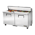 True TSSU-60-16-HC – 60-3/8” Two Door Sandwich / Salad Food Prep Table Refrigerator | Denson CFE