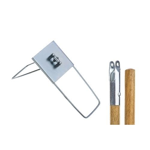 AGF Unclassified Each Atlas Graham 12636 – Dust Mop Frame and Handle, 36" x 5" Frame / 60" Handle, Steel & Hardwood | Denson CFE