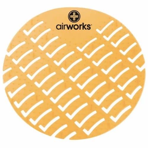 AirWorks Cleaning & Safety Box of 10 AirWorks AWUS231 Urinal Screen – Citrus Grove, 10/Case | Denson CFE