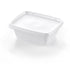 Aladdin Temp-Rite Canada Inc. Food Service Supplies Case Aladdin Temp-Rite Disposable Non-Vented Rectangular Lid For 8 oz Soup Bowl, White (3000/Case) - B21A