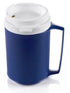 Aladdin Temp-Rite Canada Inc. Food Service Supplies Each / Blue Aladdin Temp-Rite K112L Insulated Mug 12 oz. with Lid, Royal Blue/White | Denson CFE