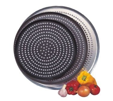 Allied Metal Spinning Food Service Supplies Each Pizza Pan, 18" top OD x 17" bottom ID x 11/16", b