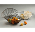 American Metalcraft Food Service Supplies American Metalcraft FRUB18 Oval Black Birdnest Basket - 9" x 6" x 3"