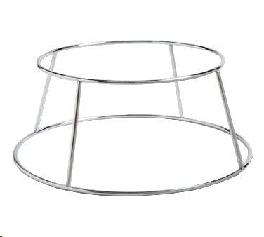 American Metalcraft Food Service Supplies Each American Metalcraft SDRCK4 Stainless Steel Seafood Platter Stand - 7-1/2" Top Dia. x 9-5/8" Bottom Dia. x 4"H, Small | Denson CFE