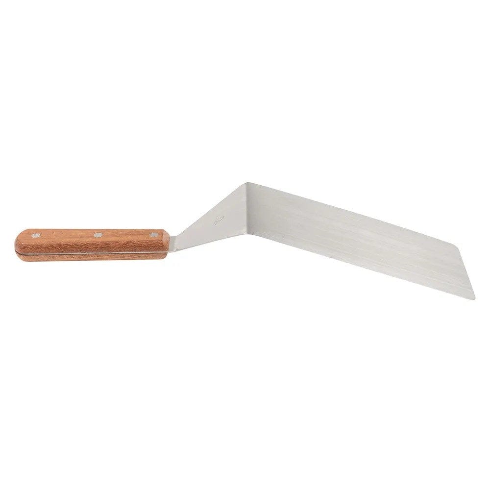 American Metalcraft Kitchen Tools Each American Metalcraft 19008 15 3/4" Turner/Server w/ Rounded Edge, Stainless/Wood