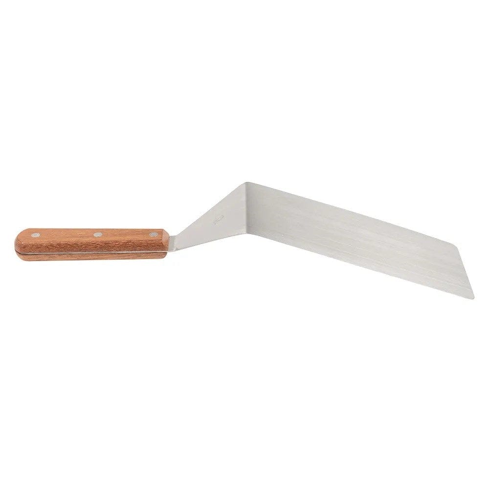 American Metalcraft Smallwares Each American Metalcraft 19008 15 3/4" Turner/Server with Rounded Edge, Stainless/Wood | Denson CFE