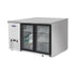 Atosa Bar Refrigeration Each Atosa MBB59GGR Glass Door Stainless Steel Back Bar Cooler, 59" | Denson CFE