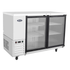 Atosa Bar Refrigeration Each Atosa SBB48GGRAUS1 48-Inch 2 Door Glass Stainless Back Bar Refrigerator | Denson CFE