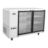 Atosa Bar Refrigeration Each Atosa SBB59GGRAUS1 58-Inch 2-Door Glass Stainless Back Bar Refrigerator | Denson CFE