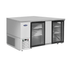 Atosa Catering Equipment Bar Refrigeration Each Atosa MBB69GGR Back Bar Cooler Two-Section, 68"W x 28-1/10"D x 40-1/10"H | Denson CFE