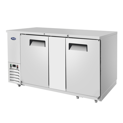 Atosa Catering Equipment Bar Refrigeration Each Atosa MBB69GR Atosa Back Bar Cooler Two-section 68"W X 28-1/10"D X 40-1/10"H