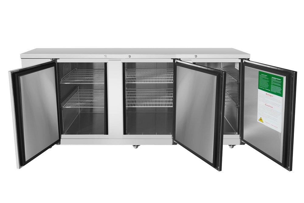 Atosa Catering Equipment Bar Refrigeration Each Atosa MBB90GR Stainless Steel Back Bar Cooler, 90" | Denson CFE